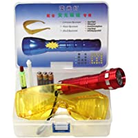 Abilieauty 1 Set Coche Detector de Fugas Aire Acondicionado un - C Sistema Apertura Kit Prueba LED Linterna